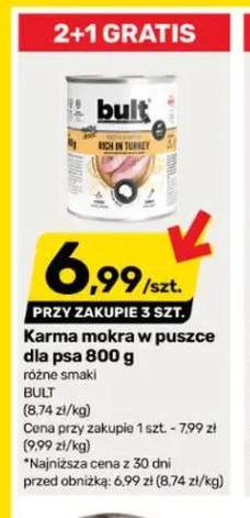 Karma mokra w puszce dla psa Bult
