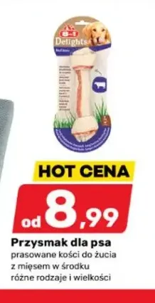 Przysmak dla psa prasowane kości do żucia z mięsem w środku 8in1
