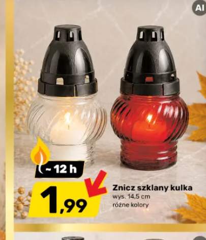 Znicz szklany kulka