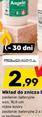 Wkład do znicza LED Rolchem