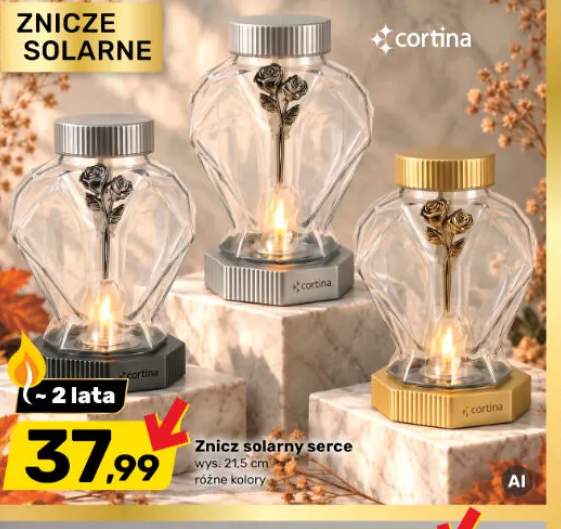 Znicz solarny serce Cortina