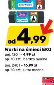 Worki na śmieci Eko 120 l Gosia +1 wariant