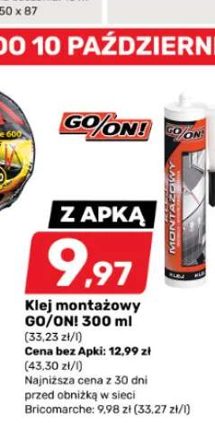 Klej montażowy GO/ON!