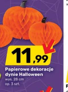 Papierowe dekoracje dynie Halloween