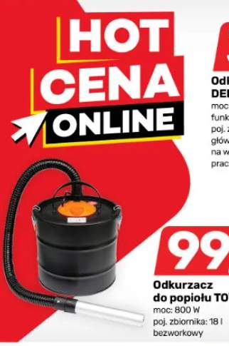 Odkurzacz do popiołu Toya
