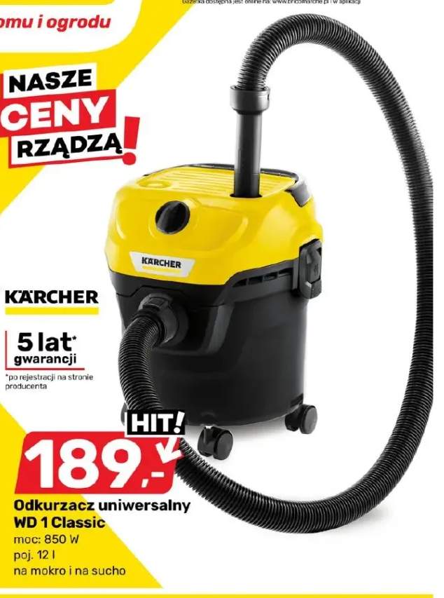Odkurzacz uniwersalny Wd 1 Classic Kärcher
