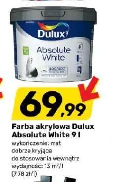 Farba akrylowa Dulux Absolute White